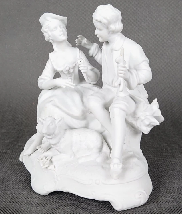 Zakochana para - Porcelana Unterweissbach