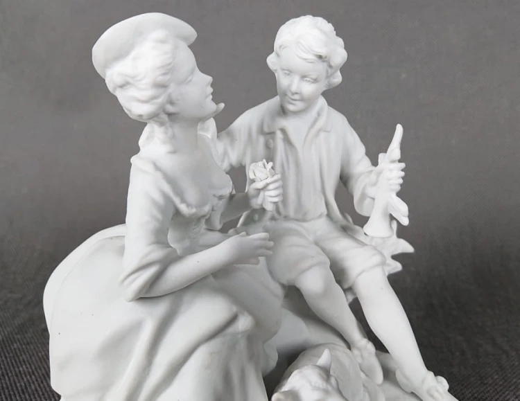 Zakochana para - Porcelana Unterweissbach