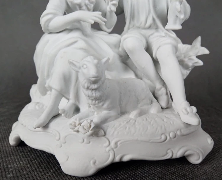 Zakochana para - Porcelana Unterweissbach