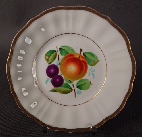 Porcelana KPM Krister - Duży owocowy talerz z Dolnego Śląska