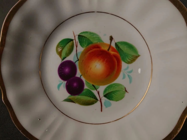 Porcelana KPM Krister - Duży owocowy talerz z Dolnego Śląska