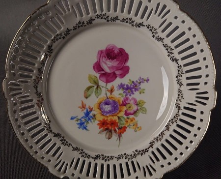 Ażurowy talerz - Porcelana Schwarzenhammer