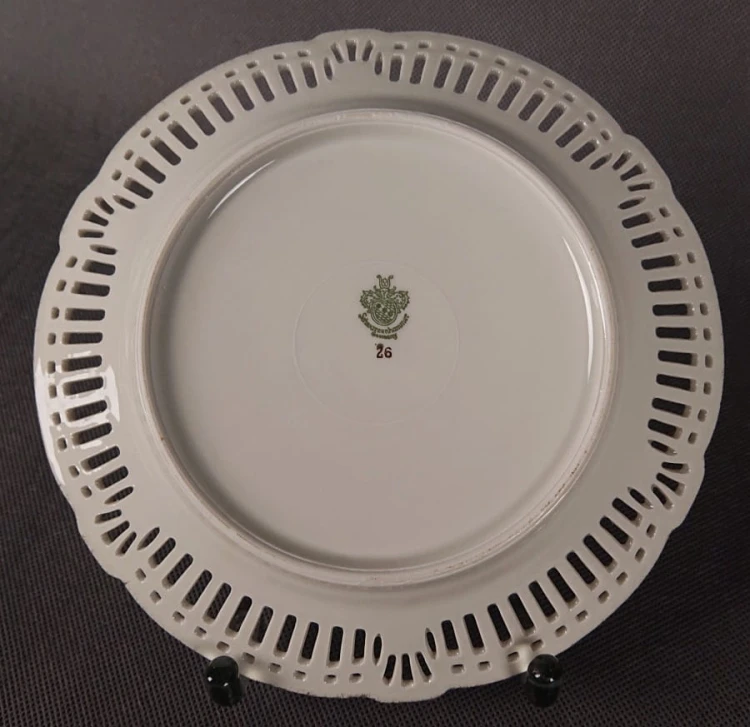 Ażurowy talerz - Porcelana Schwarzenhammer