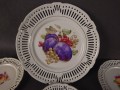 Ażurowy komplet deserowy - Porcelana Schwarzenhammer