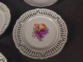 Ażurowy komplet deserowy - Porcelana Schwarzenhammer