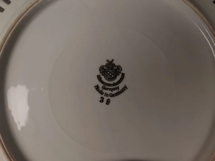 Ażurowy komplet deserowy - Porcelana Schwarzenhammer
