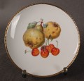 Talerzyk z owocami gruszki i wiśnie - Stara porcelana Tirschenreuth