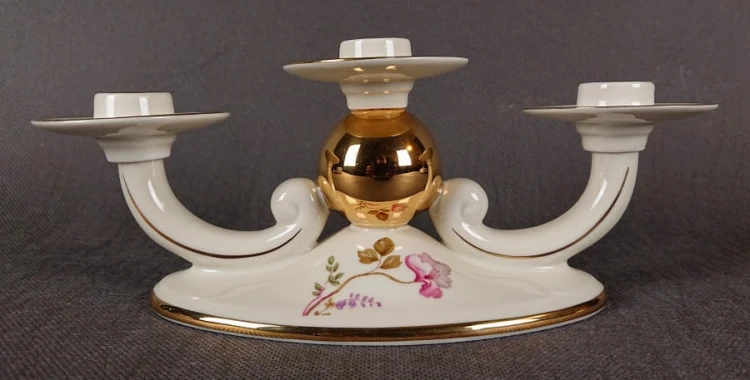 Świecznik Alka Kunst - Porcelana Lindner Kueps