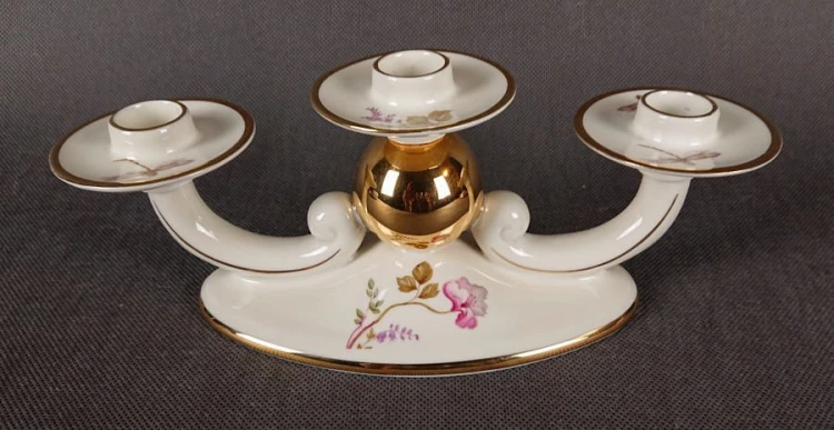 Świecznik Alka Kunst - Porcelana Lindner Kueps