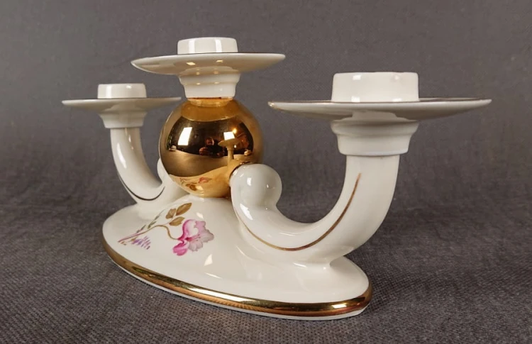 Świecznik Alka Kunst - Porcelana Lindner Kueps