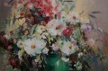 Obraz olejny Alwin Baur - salonowy bukiet kwiatów Polecam !!!