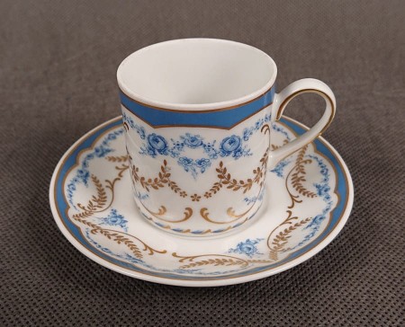 Klasyczna filiżanka ze spodkiem do espresso - Porcelana Jäger