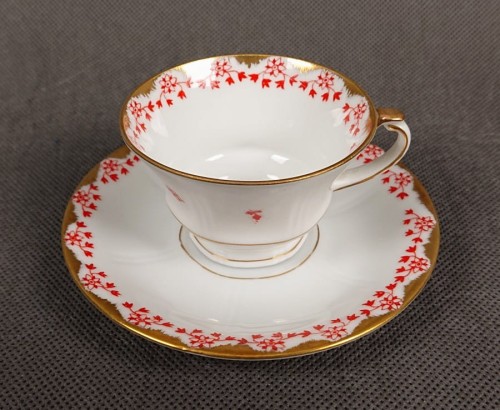 Przedwojenny komplet do espresso - Porcelana Edelstein