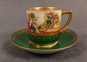 Porcelana R.F. St. Vienna Austria ⭐ Filiżanka i spodek