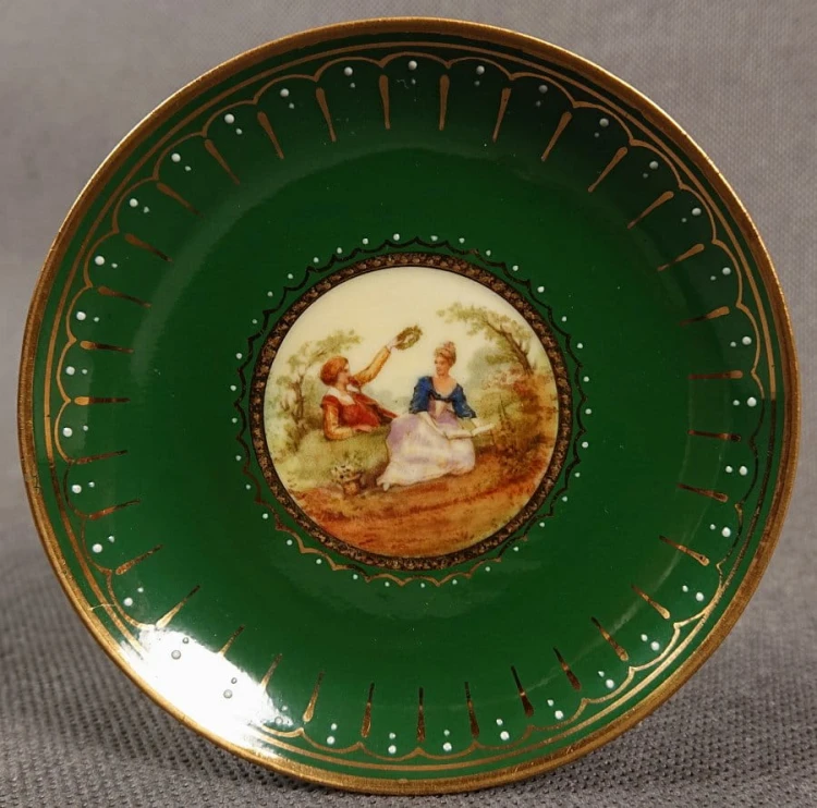 Porcelan R.F. St. Vienna Austria - Filiżanka i spodek Unikat