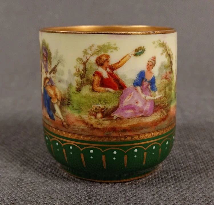 Porcelan R.F. St. Vienna Austria - Filiżanka i spodek Unikat