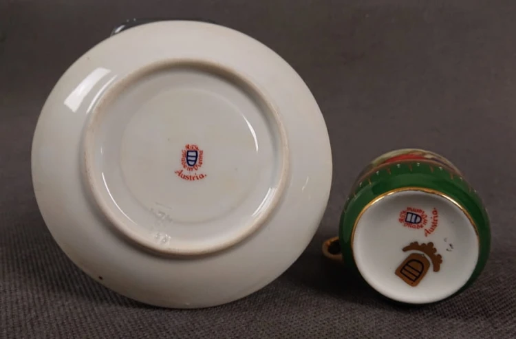 Porcelan R.F. St. Vienna Austria - Filiżanka i spodek Unikat