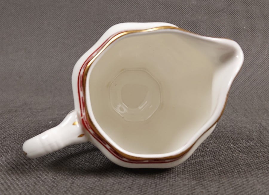 Dzbanuszek do mleka - Angielska porcelana Coalport - Indian Tree Coral