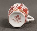 Dzbanuszek do mleka - Angielska porcelana Coalport - Indian Tree Coral