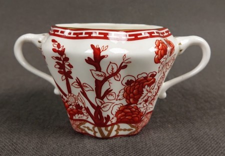 Cukierniczka - Angielska porcelana Coalport - Indian Tree Coral