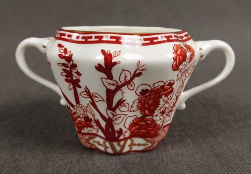 Cukierniczka - Angielska porcelana Coalport - Indian Tree Coral