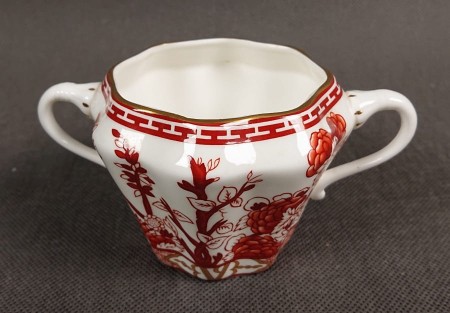 Cukierniczka - Angielska porcelana Coalport - Indian Tree Coral