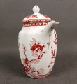 Dzbanek do herbaty - Angielska porcelana Coalport - Indian Tree Coral
