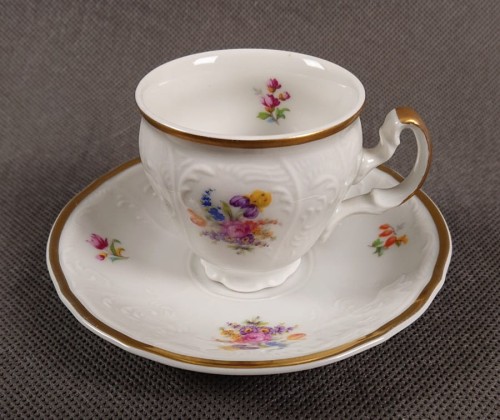 Klasyczny zestaw do espresso - Porcelana czeska Bernadotte