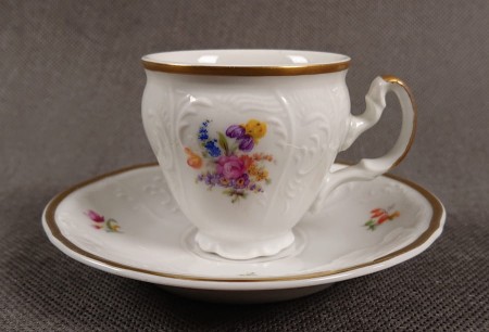 Klasyczny zestaw do espresso - Porcelana czeska Bernadotte
