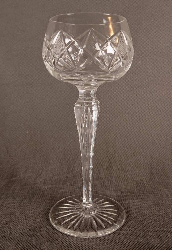 Kielich do wina Josephinenhutte - Arcymistrzowskie szlify z pęcherzem 1