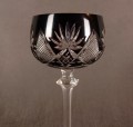 Szkło Val Saint Lambert - Belgijski rubinowy kielich do wina