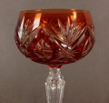 Kielich do wina z pęcherzem - Val Saint Lambert arcymistrzowskie szlify