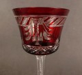 Bordowy kolekcjonerski kielich - Piękny remer do wina