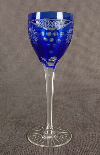 Niebieski remer do wina - Stare szlify i forma