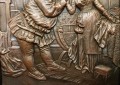 Unikatowa plakieta, która stanowi ciekawy przykład rzemiosła artystycznego o charakterze dekoracyjnego: