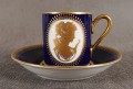 Urocze espresso z medalionem - porcelana Reichenbach