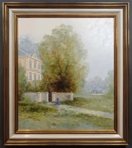 Pejzaż Olejny w Top Art | W letni dzień w gości - Heinz Jurgen Menzinger