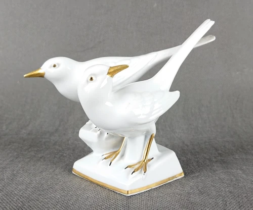 Gerold Porzellan Bavaria – Para Jaskółek | Długie Ogony | Złocenia | Model 5333.JPG