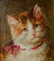 Portret Kota obraz Olej XIX w.JPG