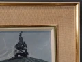 Obraz z Paryża |Monumentalna Panorama na Opéra Garni zaprezentowany narożnik ramy