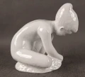 Profil figurki porcelanowej dziewczynka na plaży Wallendorf - 17,5 cm
