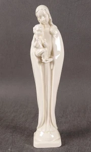 Goebel Sacrart – Matka Boska z Dzieciątkiem | Smukła Figura 27 cm