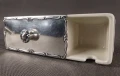 Porcelana Ilmenau kość słoniowa z metalową pokrywą Art Deco