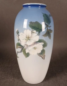 Duży Wazon Royal Copenhagen | Kwiaty Jabłoni | Porcelana Duńska | Wys. 27,5 cm