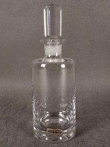 Szklana Karafka do Whisky Eisch | Handarbeit | Ręcznie Wykonana | Geometryczny Korek | 1 litr