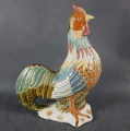 Wielki ceramiczny kogut naturalnej wielkości 50 cm ręcznie malowany