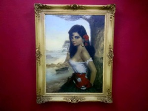 Obraz olejny ŚWIATOWE MALARSTWO Prof. WILLI DEPRE Cyganka