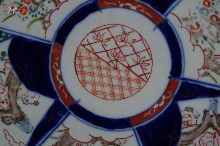 Japonia Imari kolekcjonerski talerz 3