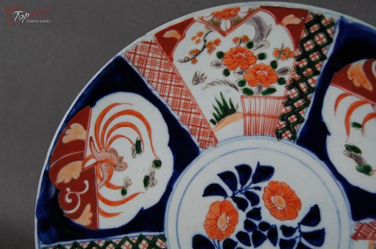 Kolekcjonerski talerz Japonia Imari