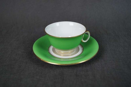 C.M. Hutschenreuther bajeczna zieleń super espresso